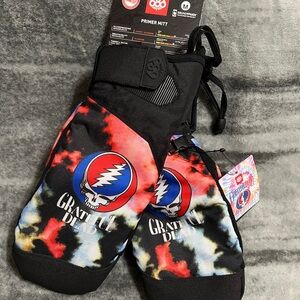 686 Grateful Dead Tie-Dye Mittens